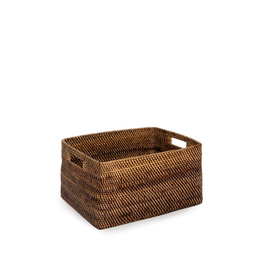 The Colonial Magazine Basket - Natural Brown - M