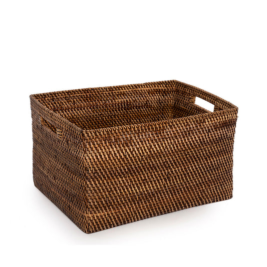 The Colonial Magazine Basket - Natural Brown - XL