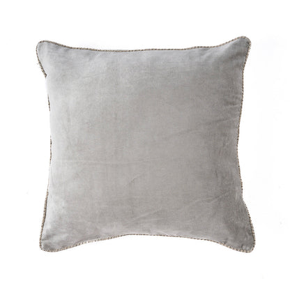 The Velvet Crush Cushion Cover - Grey - 50x50