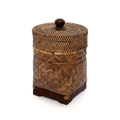 The Bathroom Bin Basket - Natural Brown
