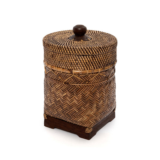The Bathroom Bin Basket - Natural Brown