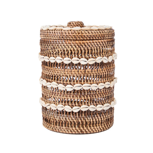 The Shell Storage Bin - Natural Brown
