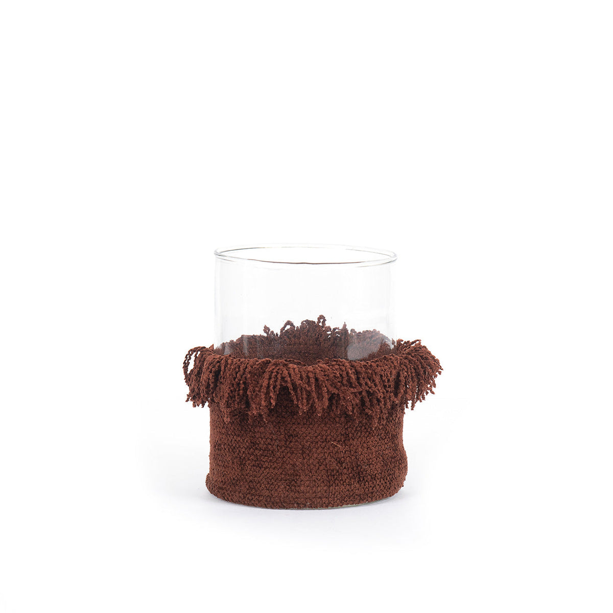 The Oh My Gee Candle Holder - Burgundy Velvet - L