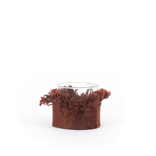 The Oh My Gee Candle Holder - BurgundyVelvet - S