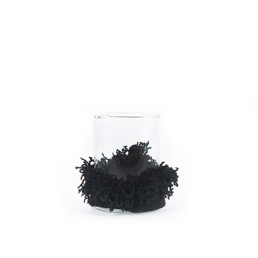 The Oh My Gee Candle Holder - Black Velvet - M