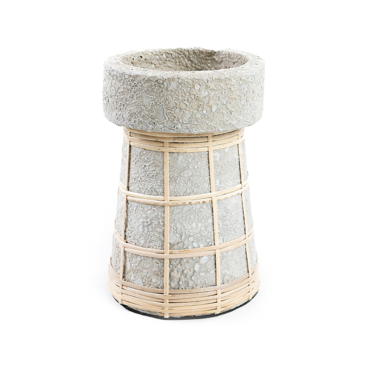 The Serene Candle Holder - Concrete Natural - L