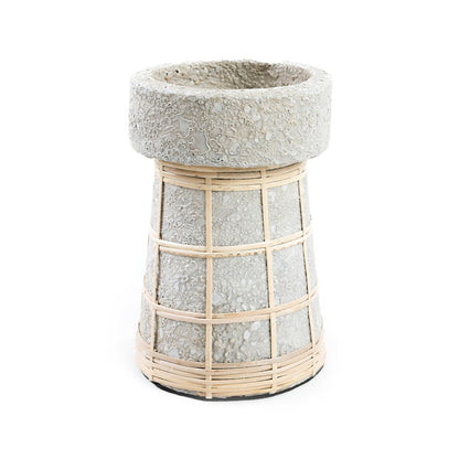 The Serene Candle Holder - Concrete Natural - L