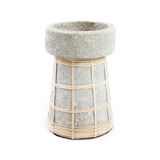 The Serene Candle Holder - Concrete Natural - L