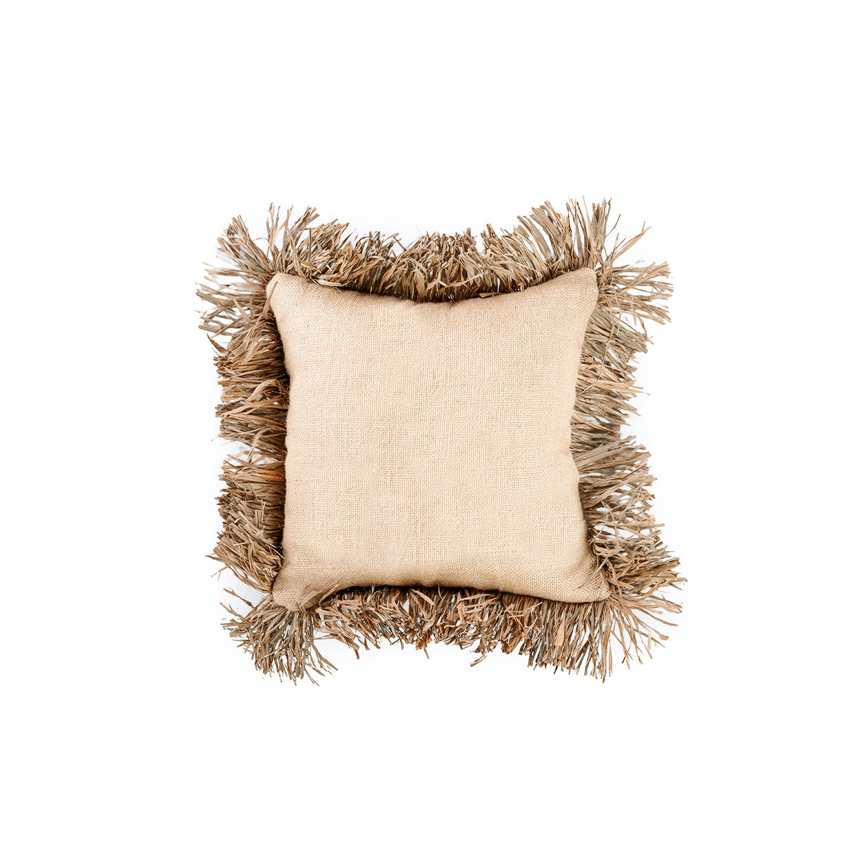 The Jute Bonita Cushion Cover - Natural - 40x40