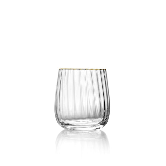 The Golden Rim Tumbler - Natural Gold