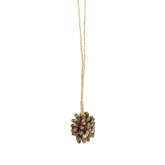 The Brown Cowrie Shell Tassel