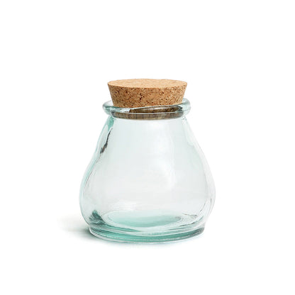 The Belly Glass Pot - Blue - M