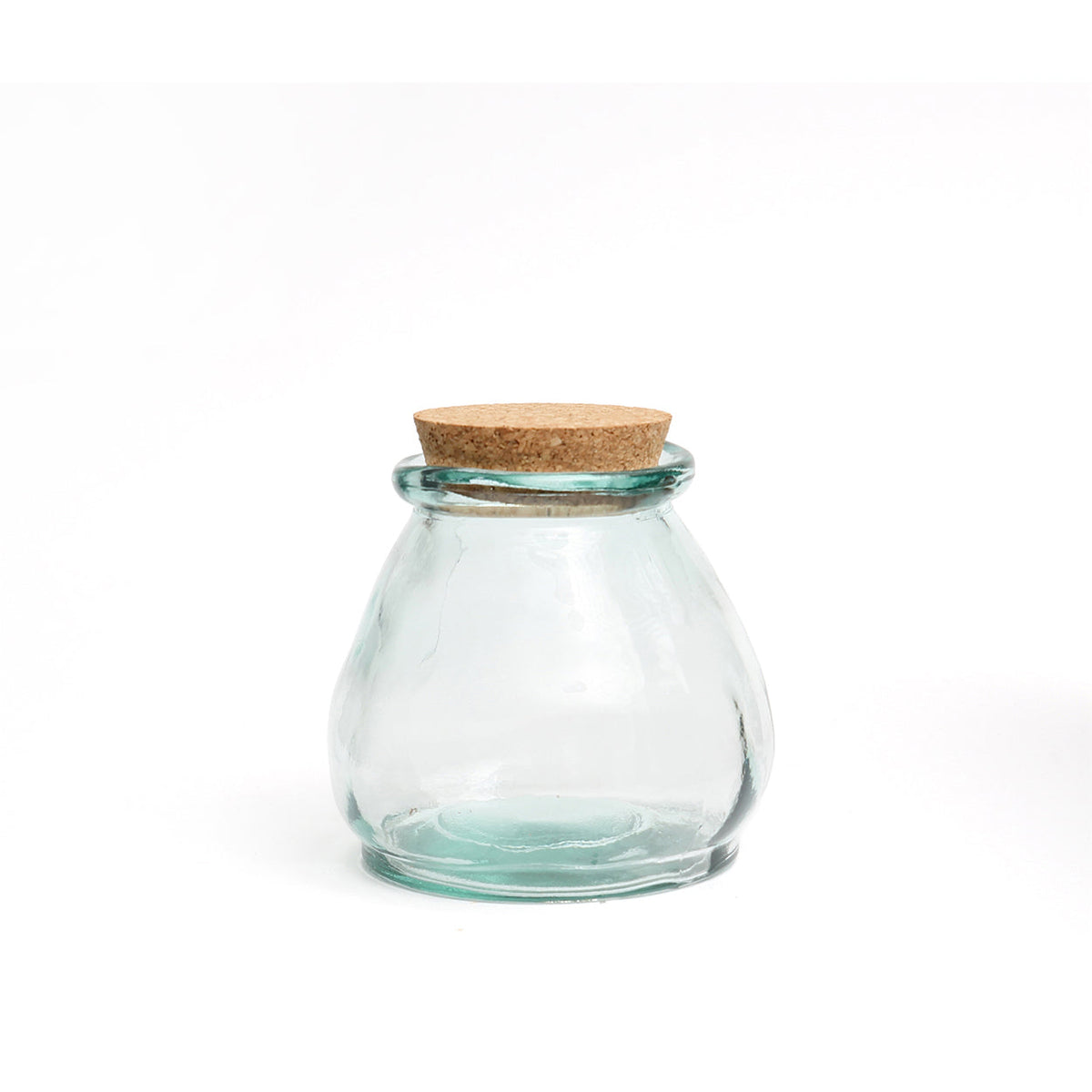 The Belly Glass Pot - Blue - S