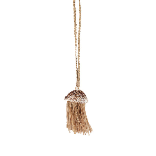The Raffia Lupina Tassel - Natural