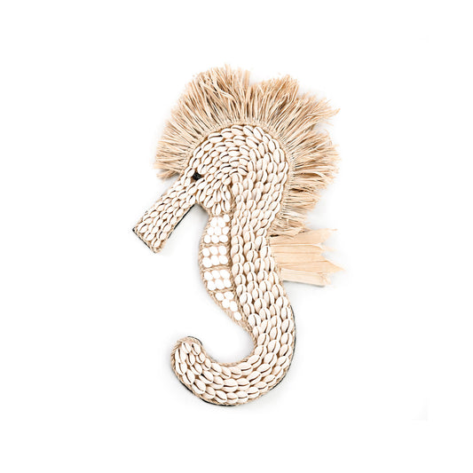 The Shell Sea Horse - White