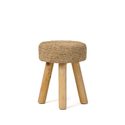 The Raffia Stool - Natural
