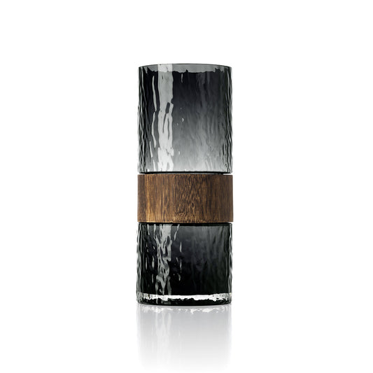 The Wood You Be Mine Vase - Dark Grey - L