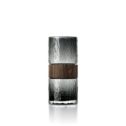 The Wood You Be Mine Vase - Dark Grey - M