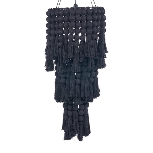 The Nomad Cotton Chandelier - Black - XL