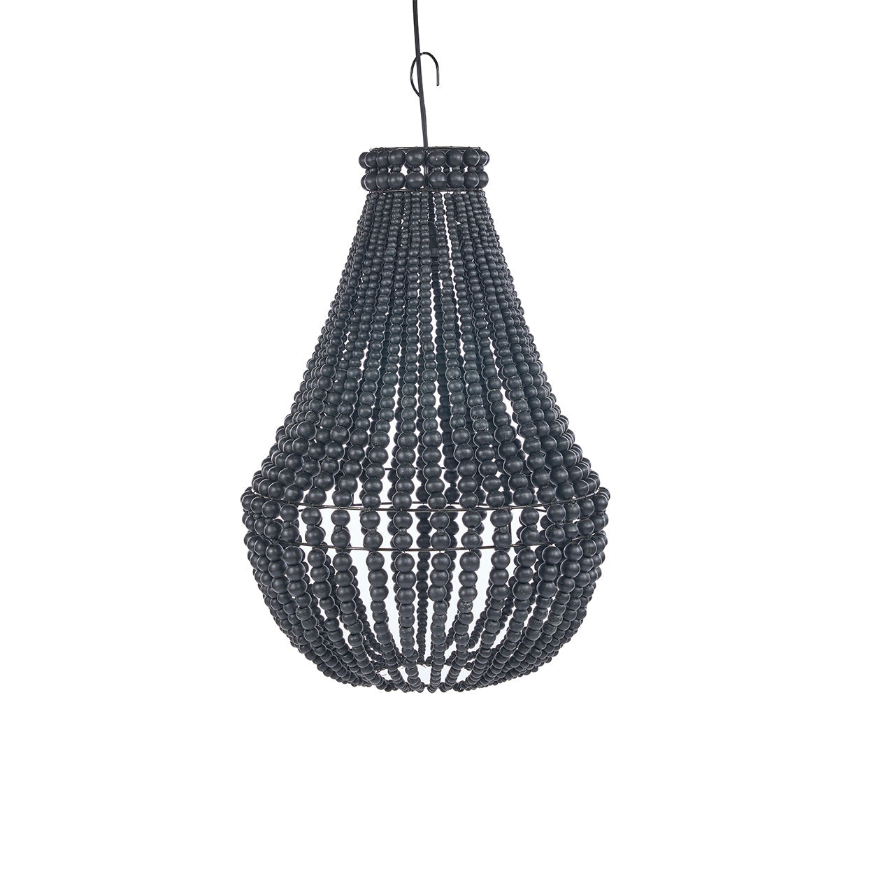 The Teardrop Chandelier - Black - M