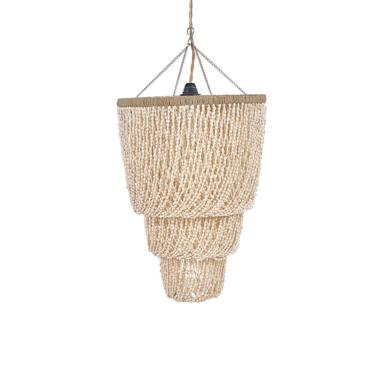 The Lagoon Shell Chandelier - Natural - M