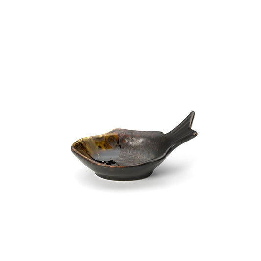 The Merapi Fish Shaped Bowl - Brown - S