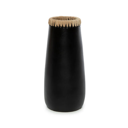 The Sneaky Vase - Black Natural - L
