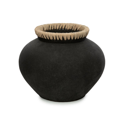The Styly Vase - Black Natural - L