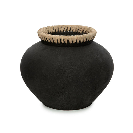 The Styly Vase - Black Natural - L