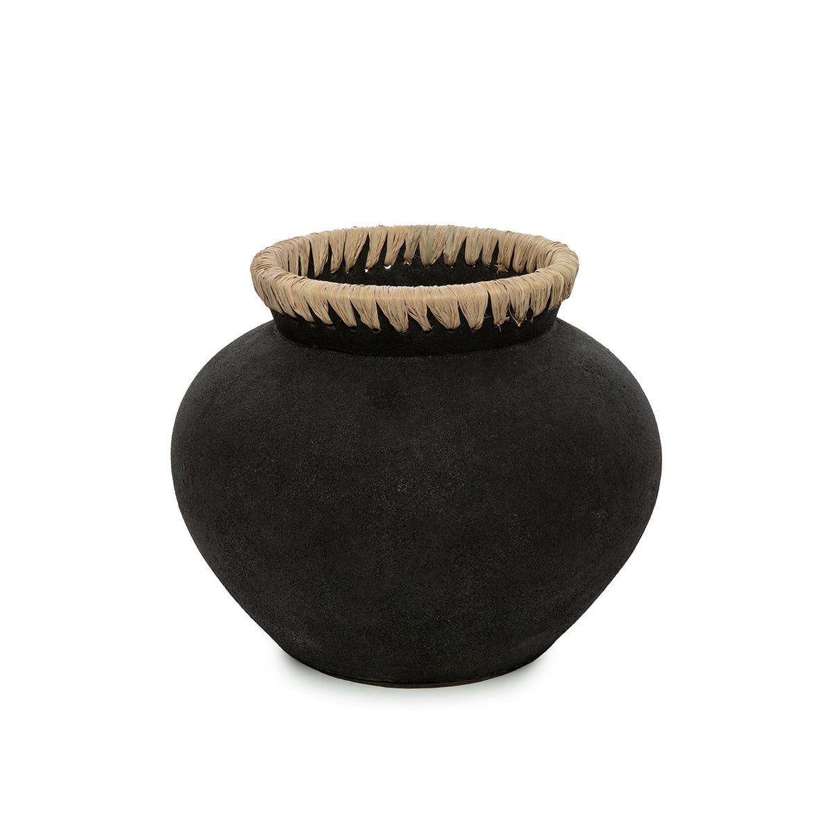 The Styly Vase - Black Natural - M