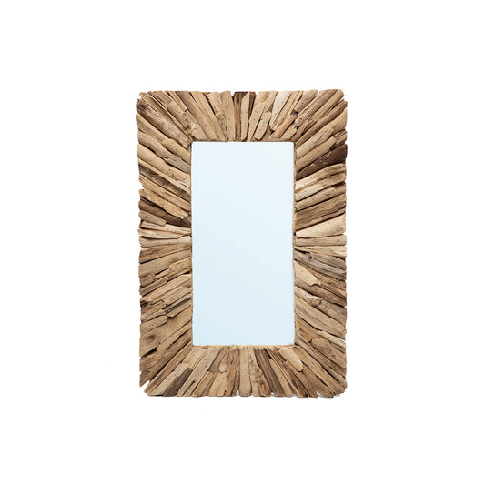 The Driftwood Framed Mirror - Natural - M