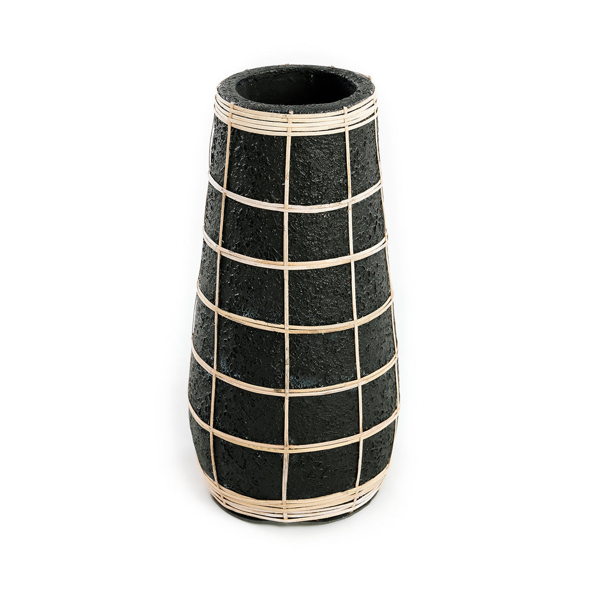 The Cutie Vase - Black Natural - L
