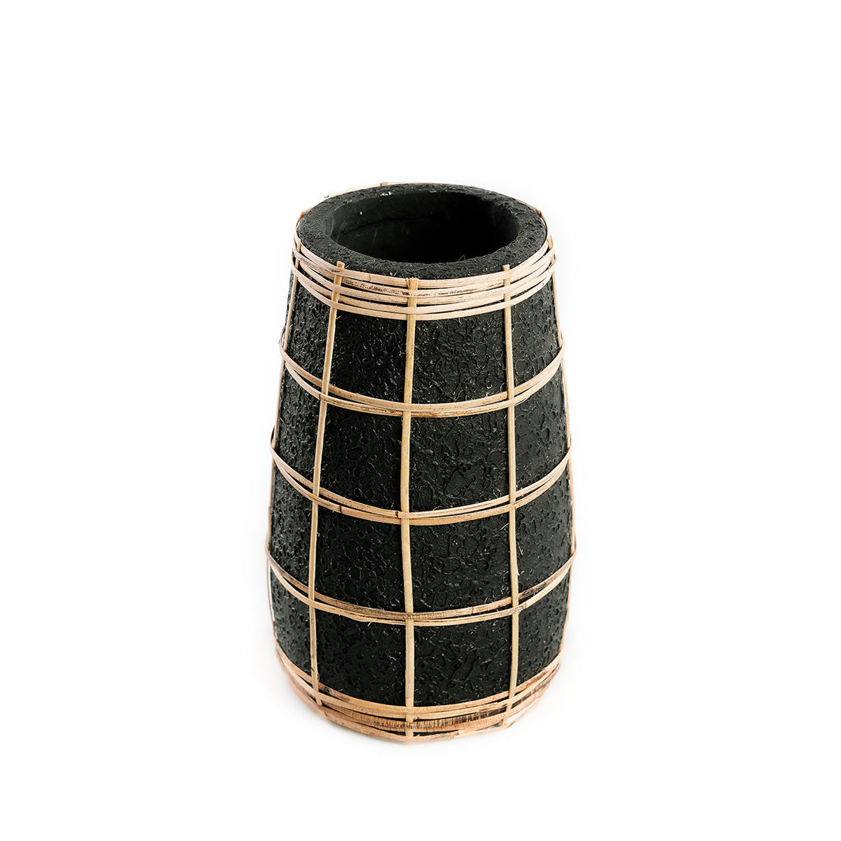 The Cutie Vase - Black Natural - S