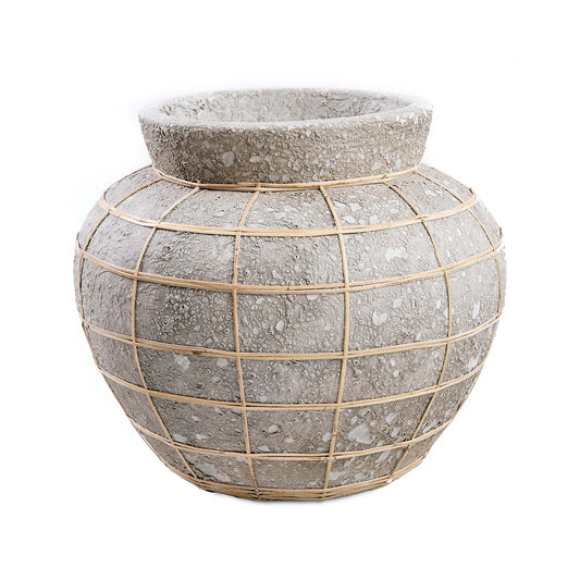 The Belly Vase - Concrete Natural - L