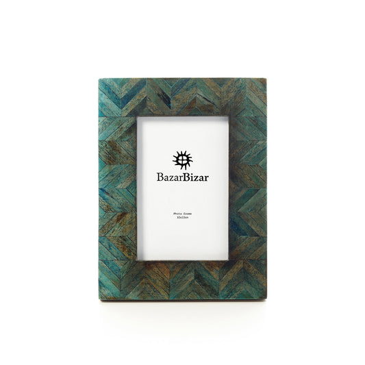 The Drift Blue Mosaic Frame - 10x15