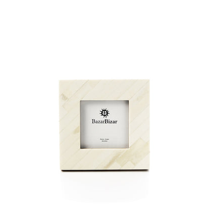 The Nomad Ivory Frame - Cream White - 10x10