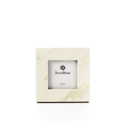 The Nomad Ivory Frame - Cream White - 10x10