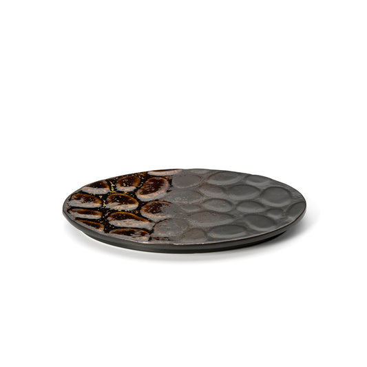The Merapi Oval Plate - Brown