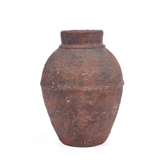 The Amphora Rustica Vase - Burgundy - M