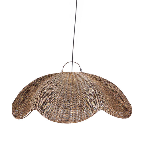 The Wave Pendant - Dark Walnut - L