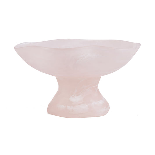 Resin Organic Fruit Stand - Pink and White