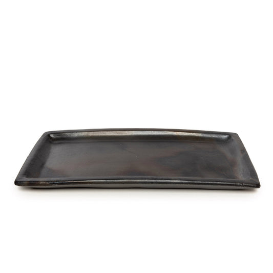 The Burned Sushi Plate - Black - L