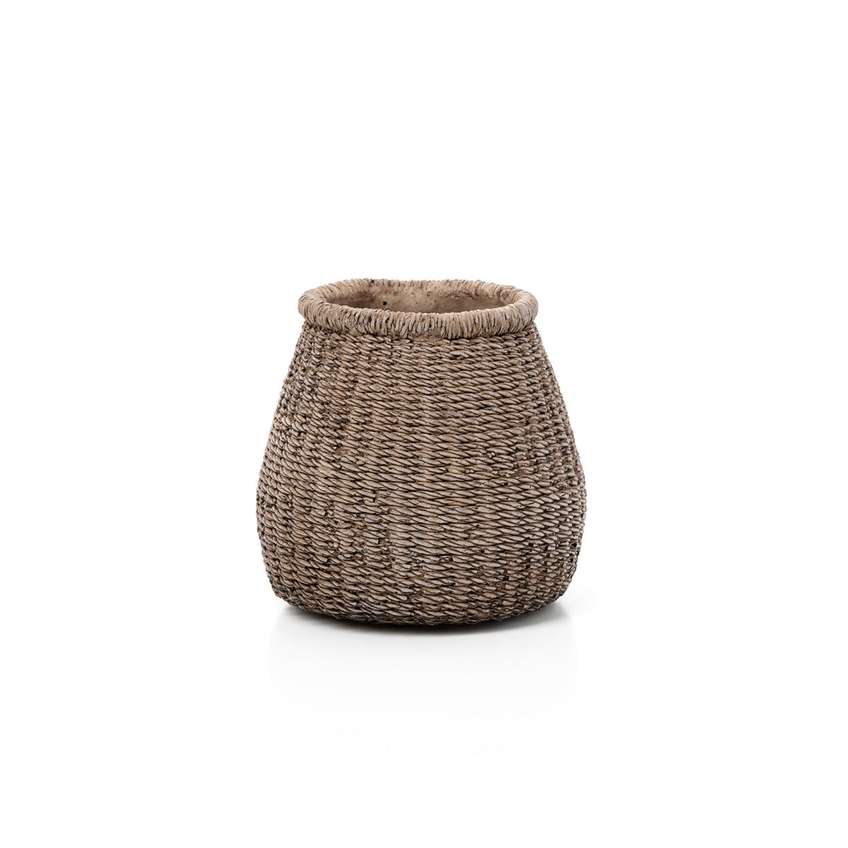 The Faux-Puff Planter - Brown - M