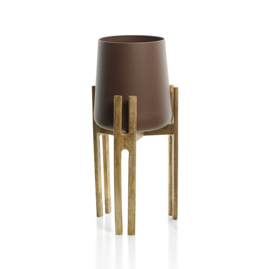 The Forked Root Planter - Natural Brown - L