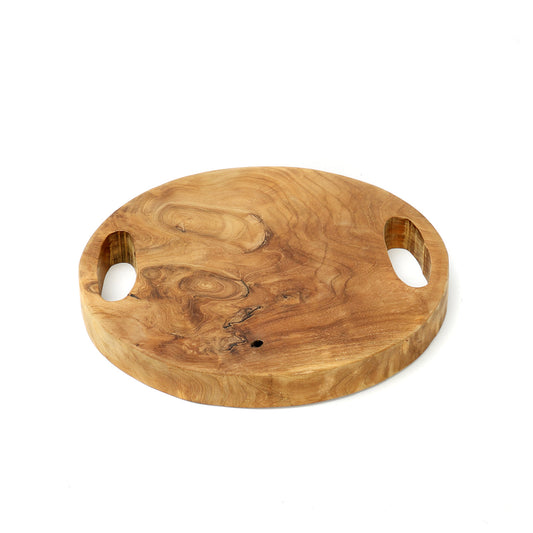 The Teak Root Tray - Natural - S