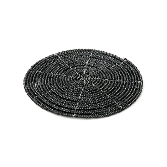 The Beaded Coaster - Black