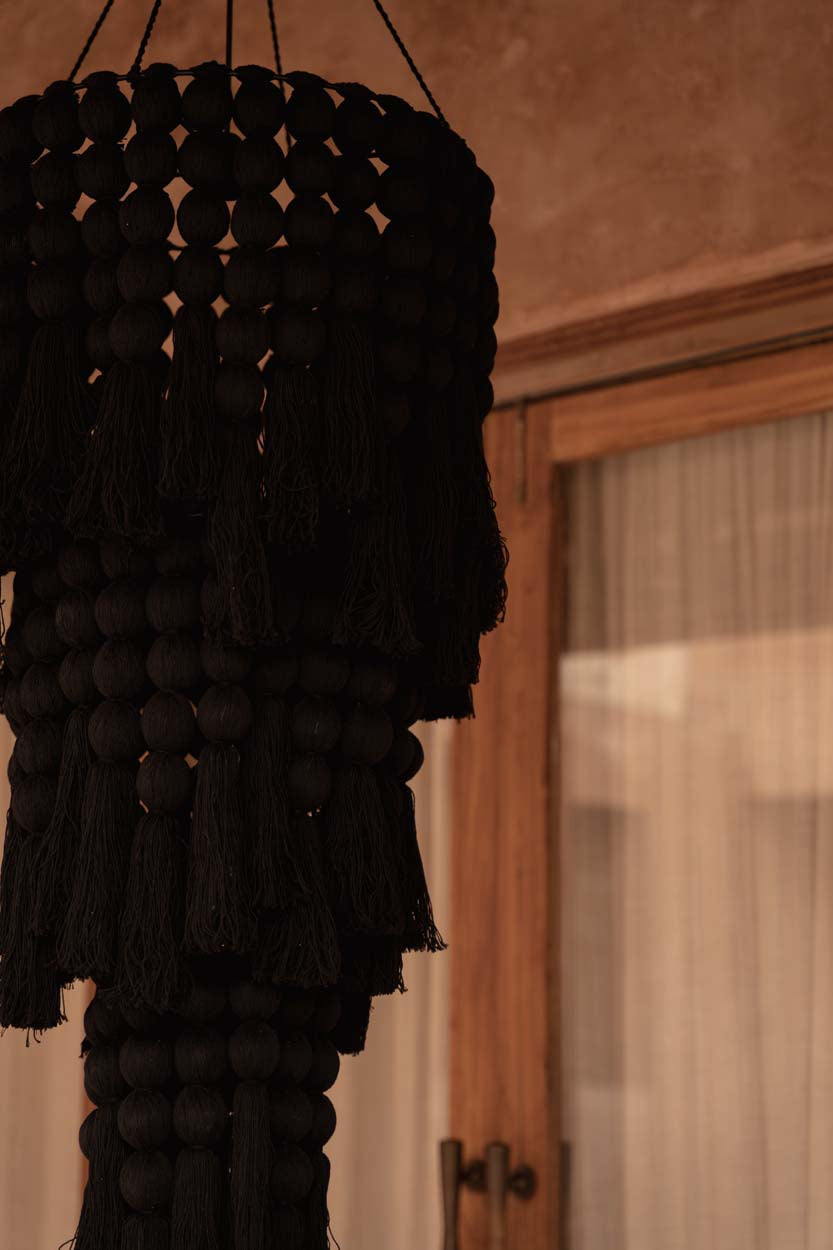 The Nomad Cotton Chandelier - Black - XL