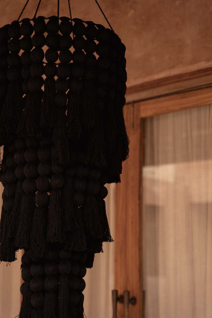 The Nomad Cotton Chandelier - Black - XL
