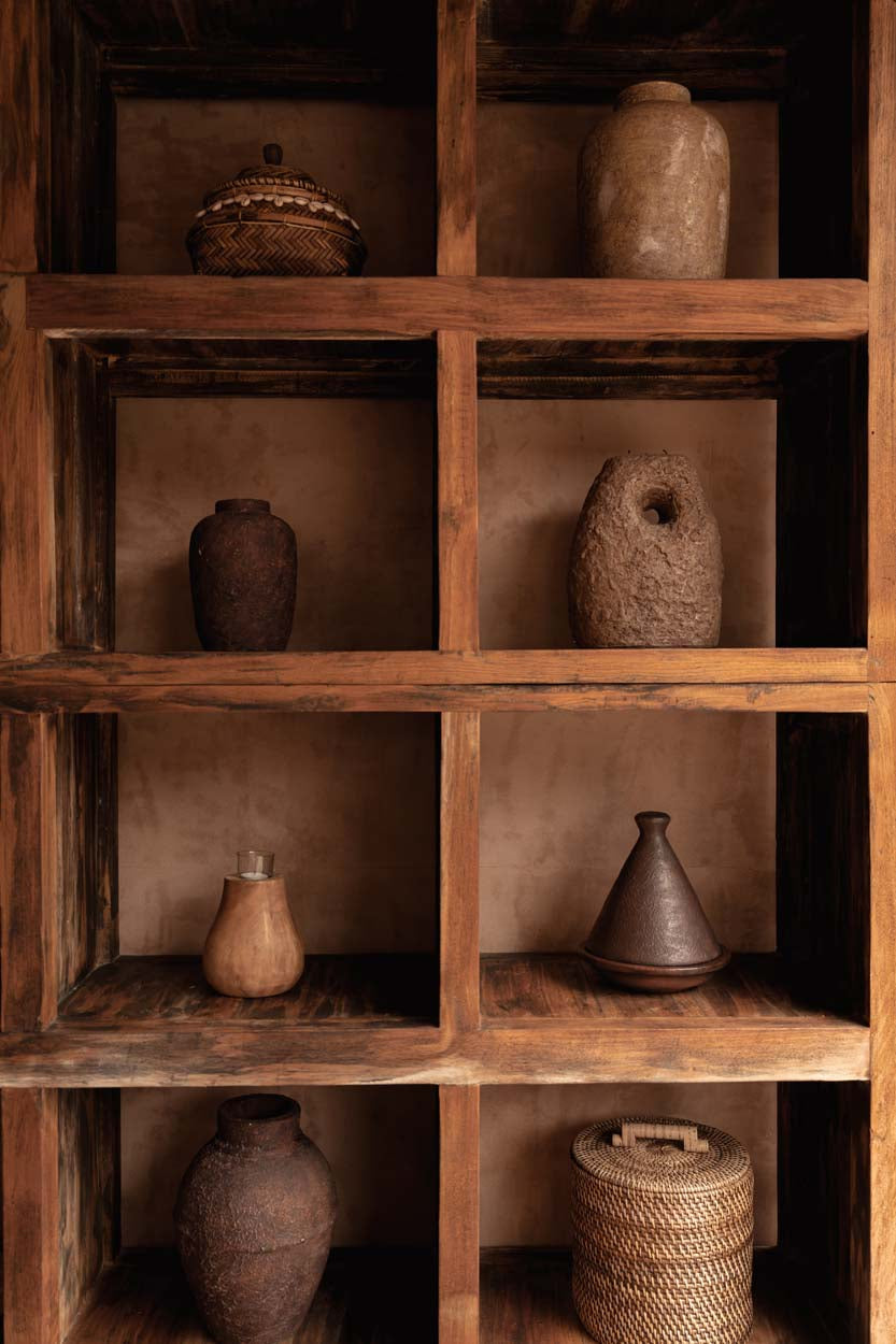The Terra Totem Candle Holder - Brown