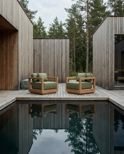 The Umalas One-Seater Sofa - Outdoor - Green Alga